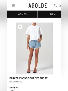 Agolde Parker Shorts
